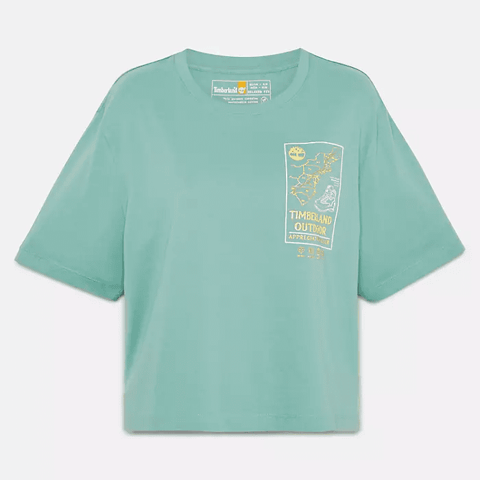 Timberland Women’s Short Sleeve Cropped T-Shirt